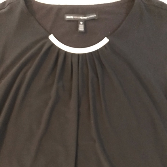 WHBM black knit shell with silver hardware - Picture 9 of 12